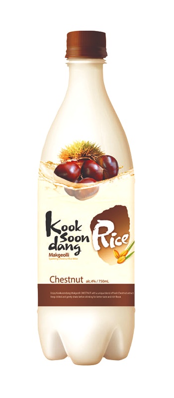 Vino di riso coreano Makkoli alla castagna - Kooksoondang 750ml.